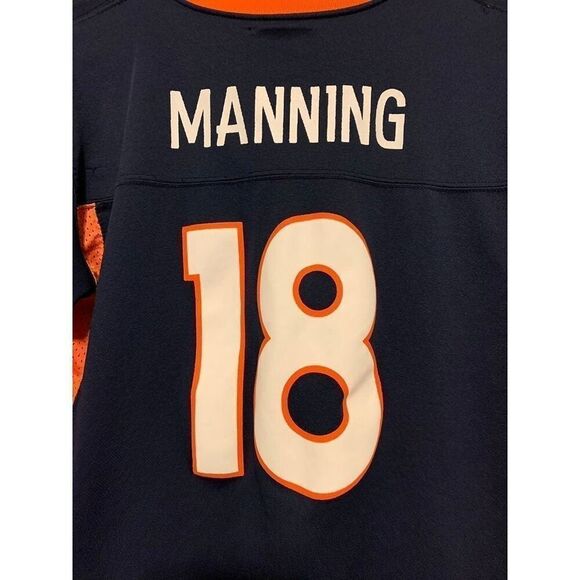 Denver Broncos Peyton Manning Size Youth Large NFL Jersey - Picture 2 of 4